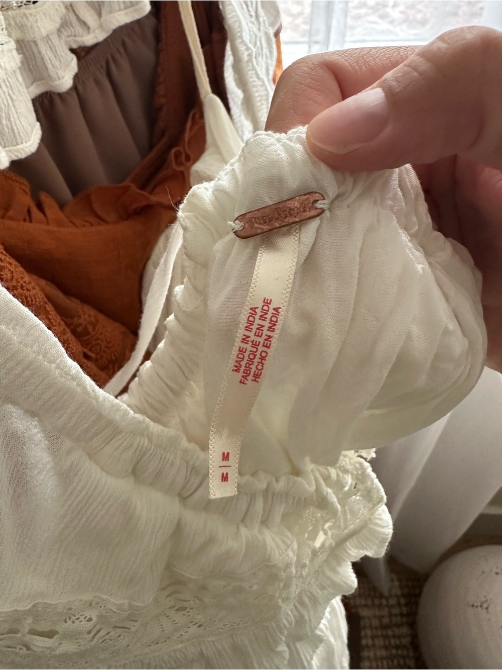 Off-Shoulder White Free People Dress - Picture 5 of 5